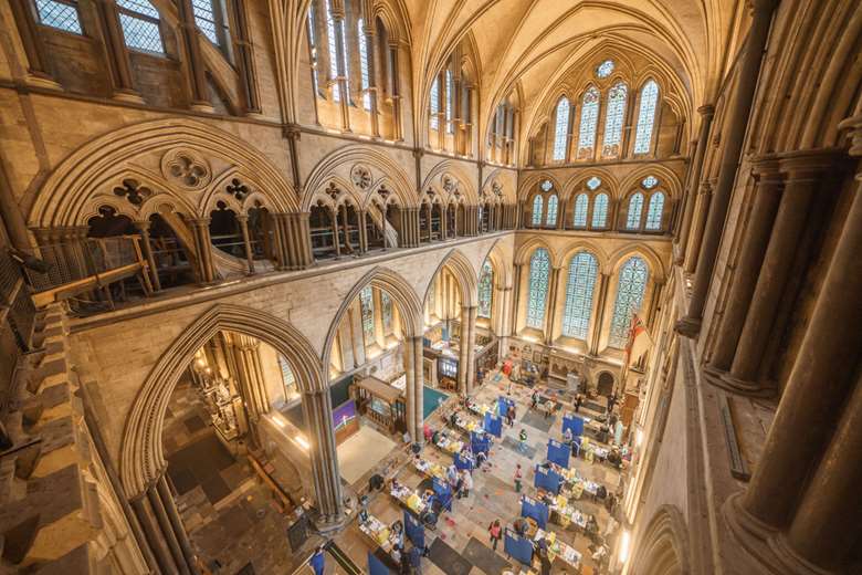 Salisbury Cathedral vaccination centre