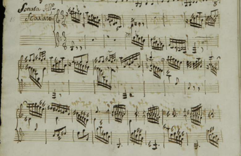 Research into Scarlatti’s 3,200 extant manuscripts will provide the key to a deeper understanding of the composer’s life and music. (Image courtesy of Professor Sir Barry Ife)