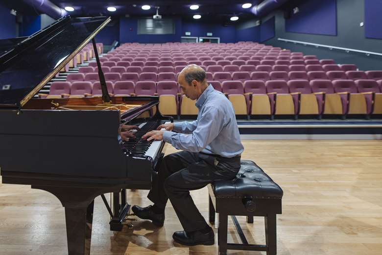 Dr Robert Taub, the Arts Institute’s director of music at Levinsky Hall © Dom Moore