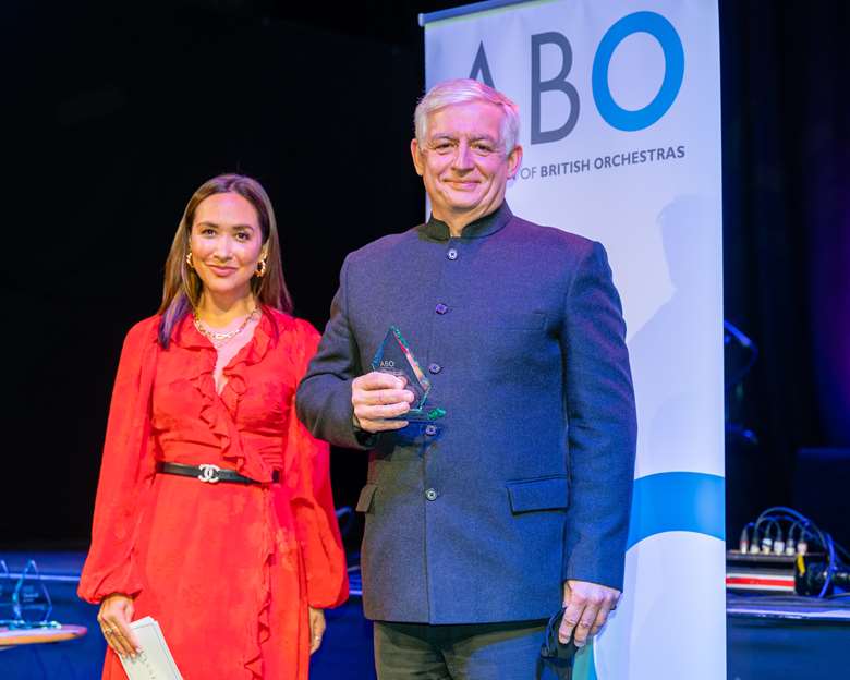 Wright received the ABO/Classical Music Concert Hall Manager of the Year award in 2022 (Image courtesy of the ABO)