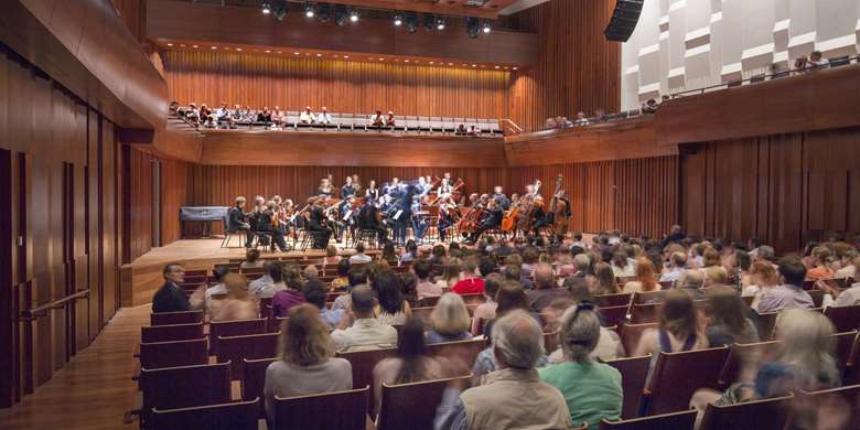 Next week’s celebratory concert featuring Guildhall Chamber Orchestra under the baton of Joshua Weilerstein, will take place in the Concert Hall © Morley Von Sternberg