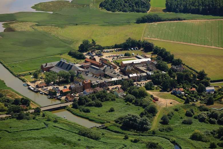 Building work will include improvements to Snape Maltings’s Concert Hall and the site's flood defences © Britten Pears Arts