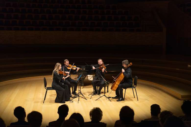 'Our mission to communicate our feelings, and those of the composers and our entire nation – our sorrow and pain, but also our joy, love and determination – meant we had to put aside our fears' (Image courtesy of Vivere String Quartet)