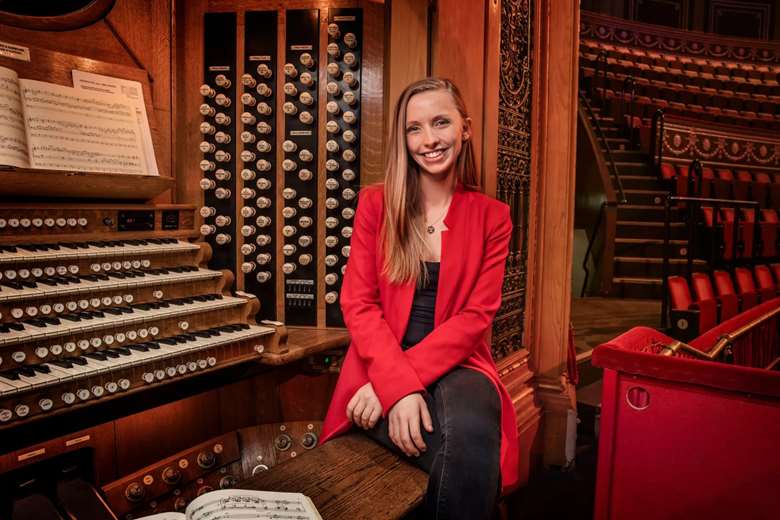 Play the Organ Year patron Anna Lapwood MBE will head up a team of ‘regional ambassadors’ for the organ from around the UK (Image courtesy of RCO)