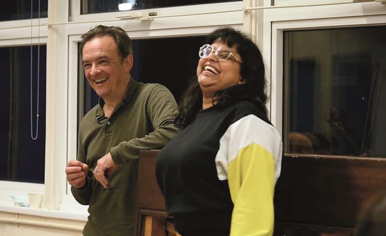 ‘An exchange of ideas’: Composer Yshani Perinpanayagam with the Music Patron supporter, conductor and columnist Lev Parikian