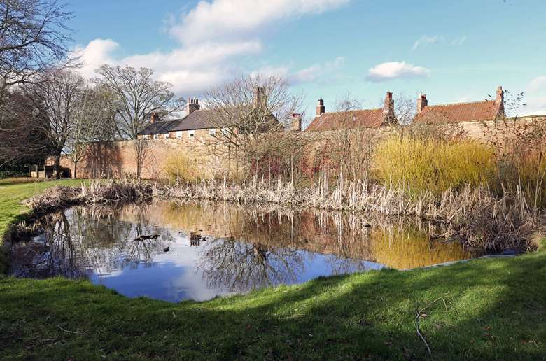 The festival presents events across the Yorkshire village of Aldborough, including in the grounds of Aldborough Manor (pictured above)