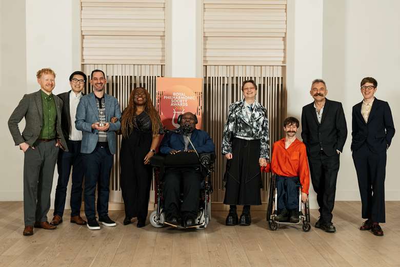 This year’s awards placed particular emphasis on disabled members of the music industry, with the Ensemble Award presented to the pioneering Paraorchestra © Greg Milner